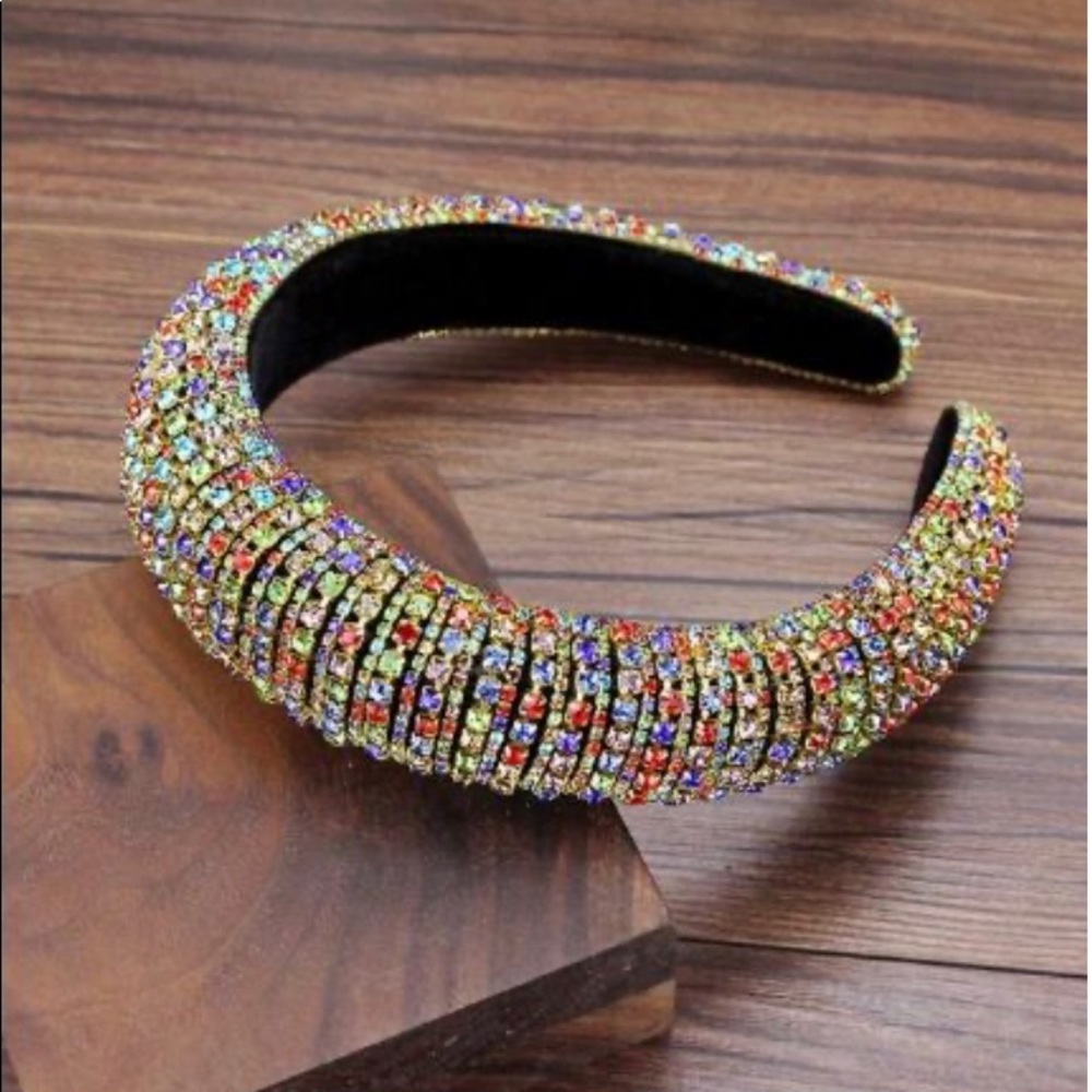 ‘Ashantee’ Multicolored Crystallized Headband